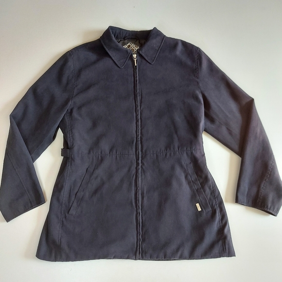 LONDON FOG Trench Coat Womens Large - Picture 6 of 16